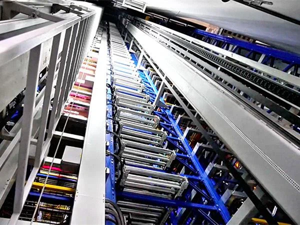 Estantería Tote Shuttle — sistema AS/RS de almacenamiento automático de pallets y cajas
