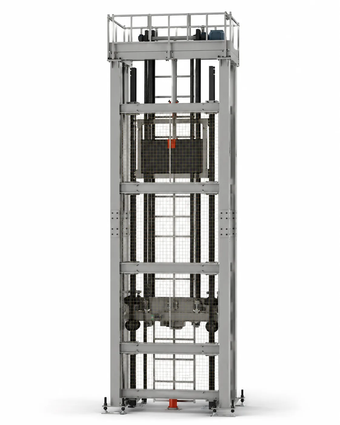 Elevador de paletas — equipo de transporte automatizado para intralogística