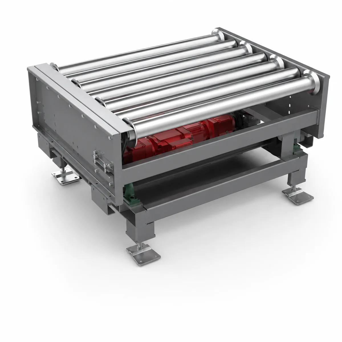 Máquina de transferencia 90° — equipo de transporte automatizado para intralogística